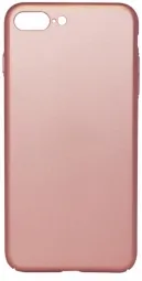 Пластикова накладка soft-touch з захистом торців Joyroom для Apple iPhone 7 plus (5.5") (Рожевий)