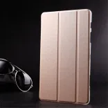 Чехол EGGO Tri-fold Sand-like Smart для Samsung Galaxy Tab S 8.4 T700/T705 (Золотой/Gold)