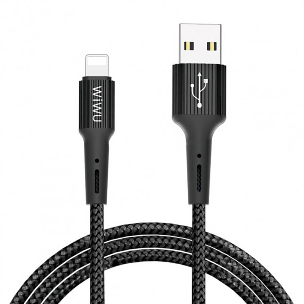 Wiwu Gear Cable Lightning Black (G30) - ITMag