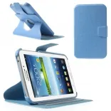 Чехол EGGO поворотный Texture для Samsung Galaxy Tab 3 7.0 T210/T211 Blue