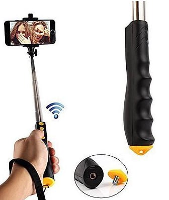 Монопод Remax Selfie stick P2 Bluetooth Yellow - ITMag