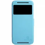 Шкіряний чохол (книжка) Nillkin Fresh Series для New HTC One 2 / M8 (Блакитний)