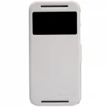 Шкіряний чохол (книжка) Nillkin Fresh Series для New HTC One 2 / M8 (Білий)