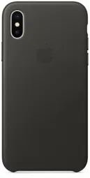 Apple iPhone X Leather Case - Charcoal Gray (MQTF2)