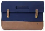 PKG Primary Collection Grab Bag Sleeve Brown/Navy Denim for MacBook Air/Pro 13" (PKG GB113-BRND)