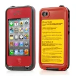 Чехол EGGO водонепроницаемый Redpepper для iPhone 4/4s (красный)