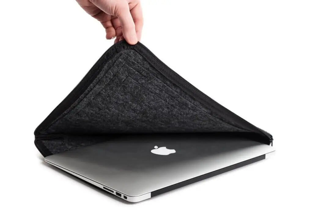 Темный горизонтальный чехол на молнии для Macbook Pro 13 New (GM68-13New) - ITMag