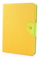 Чохол EGGO двоколірний Leather Stand Case for Samsung Galaxy Tab 3 10.1 P5200 / P5210 (Green / Yellow)