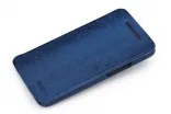 Кожаный чехол (книжка) ROCK Big City для HTC One DUAL 802w (Синий / Dark Blue)