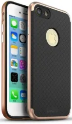 Чохол iPaky TPU+PC для Apple iPhone 7 plus (5.5") (Чорний / Rose Gold)