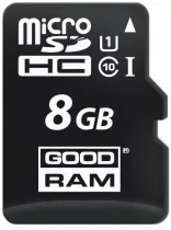 карта пам'яті GOODRAM 8 GB microSDHC class 10 UHS-I + SD Adapter M1AA-0080R11