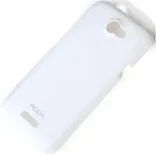 Пластиковая накладка ROCK Naked Color-ful series для HTC One X (+пленка) (Белый / White)