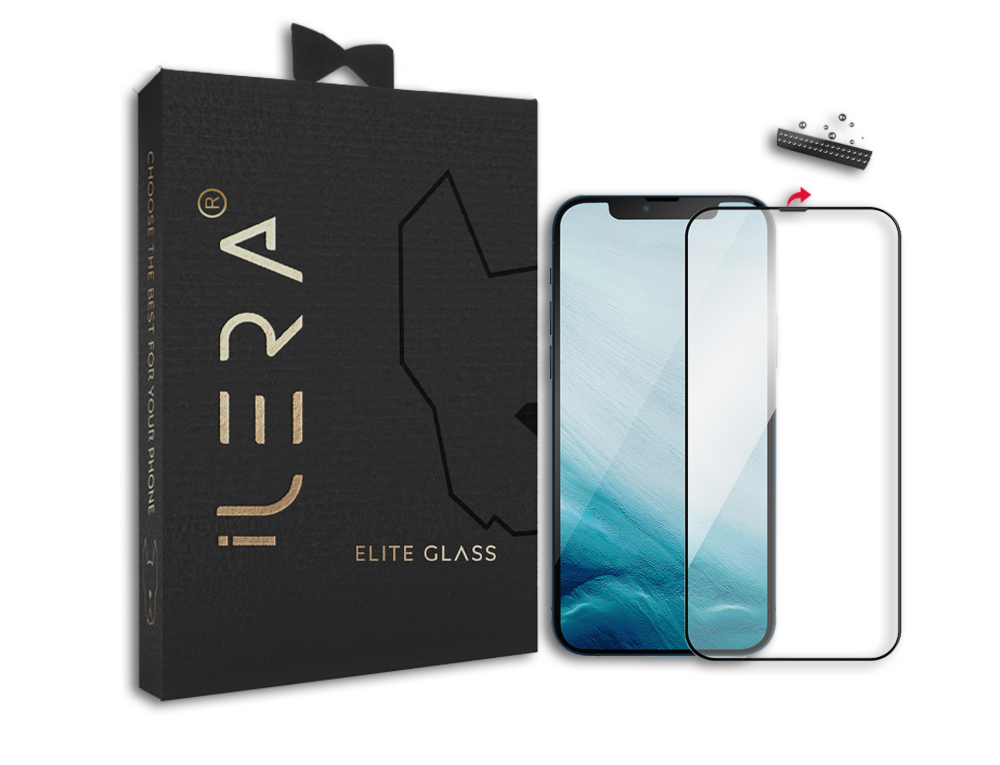 Стекло с рамкой iLera DeLuxe FullCover Glass for iPhone 13 Pro Max - ITMag