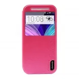 Чохол USAMS Merry Series for HTC One M8 Smart Leather Stand Pink