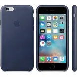 Apple iPhone 6s Leather Case - Midnight Blue MKXU2