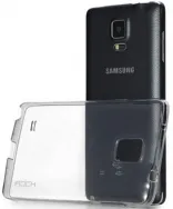 TPU чехол ROCK Slim Jacket для Samsung N910H Galaxy Note 4 (Черный / Transparent black)