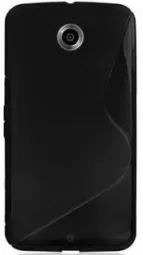 TPU Duotone Motorola Nexus 6 (Чорний (матово/прозорий))