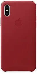 Apple iPhone X Leather Case - PRODUCT RED (MQTE2)