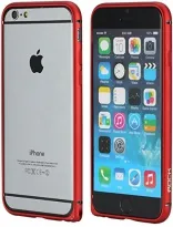 Металлический бампер Rock Arc Slim Guard для Apple iPhone 6/6S (4.7") (Красный / Red)