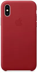 Apple iPhone XS Leather Case - PRODUCT RED (MRWK2)