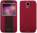 Чохол (книжка) Rock Shuttle Series для Samsung G900 Galaxy S5 (Бордовий / Red)