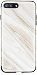 TPU чехол Rock Origin Series (Textured marble) для Apple iPhone 7 plus / 8 plus (5.5") (Білий / marble White)