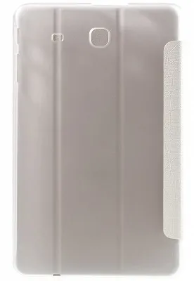 Чехол EGGO Texture Tri-fold Stand для Samsung Galaxy Tab E 9.6 T560/T561 (Белый / White) - ITMag
