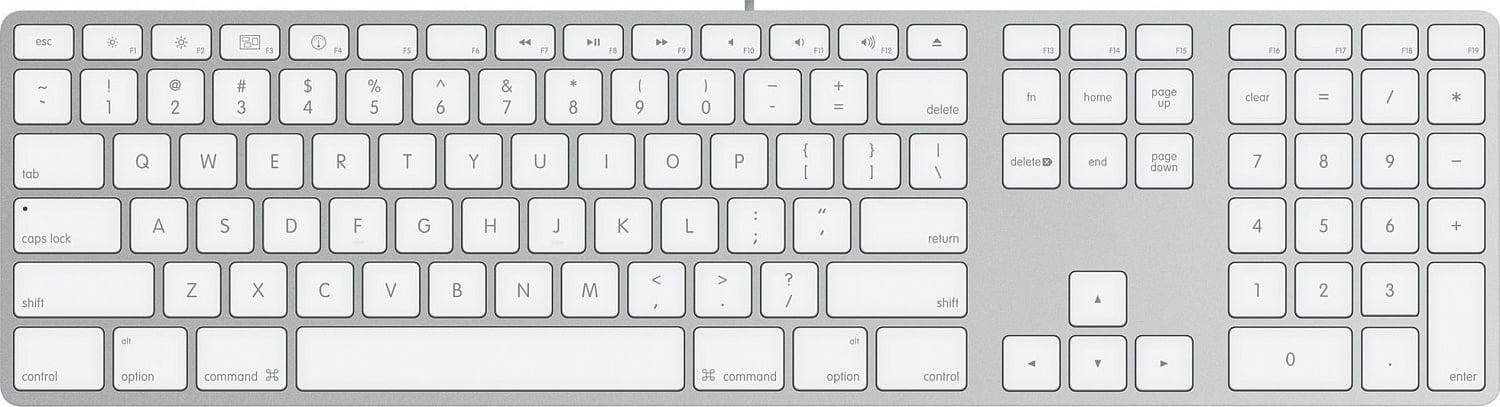 Apple Keyboard Aluminium (MB110) - ITMag