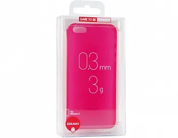 Ozaki O!coat 0.3 Jelly Pink for iPhone 5/5S (OC533PK) - ITMag