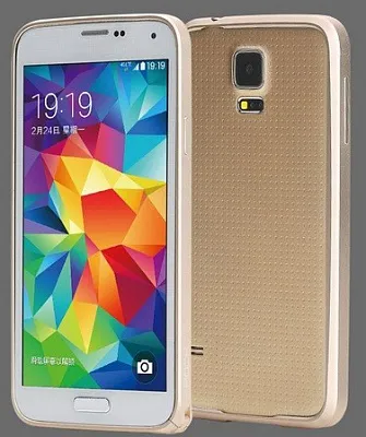 Металлический бампер Rock Slim Guard для Samsung G900 Galaxy S5 (Золотой / Gold) - ITMag