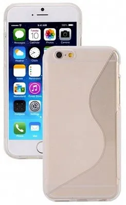 TPU Duotone Apple iPhone 6/6S Бесцветный (матово/прозрачный) - ITMag