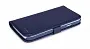 Шкіряний чохол Nuoku (книжка) для Samsung i9500 Galaxy S4 (+ плівка) (Синій) - ITMag