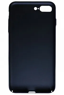 Пластиковая накладка soft-touch с защитой торцов Joyroom для Apple iPhone 7 plus (5.5") (Черный) - ITMag