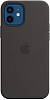 Apple iPhone 12/12 Pro Silicone Case with MagSafe - Black (MHL73) Copy - ITMag